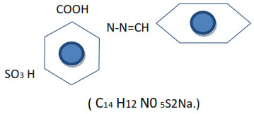 5-sulpho-hydrazone-benzoic-acid-phenylmethylene-hydrazone-5- sulpho-anthranilic-acid